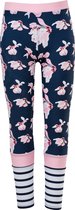 Snapper Rock UV Zwem leggings - Navy Orchid - Roze/Donkerblauw - maat 164-170