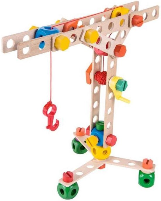 Baufix houten constructie speelgoed Constructie Set 3 in 1 | bol.com