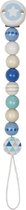 Heimess Soother chain star, blue