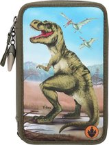 Dino World - Trippel Pencil Case w/LED (0410642)