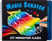 Depesche - Monster Cars Magic Scratch Book, kleurboek