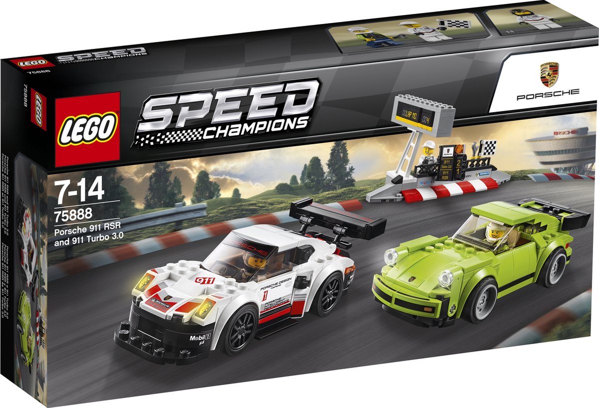 LEGO Speed Champions Porsche 911 RSR en 911 Turbo 3.0 - 75888 - LEGO