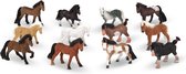 Melissa & Doug Pasture Pals - 12 paarden in houten stalachtige kist