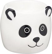 Set van 4 - Eierdopje Panda - H 5,5cm - KitchenCraft