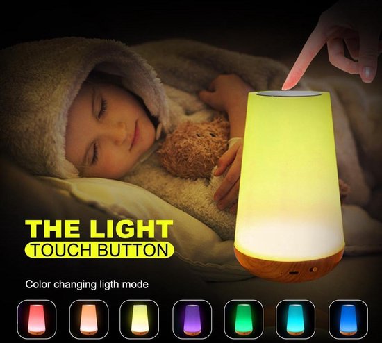 Touch Lamp LED 16 CM - Tafellampjes - Slaapkamer Lamp - Nachtkast Lampje -  Buitenlamp... | bol.com