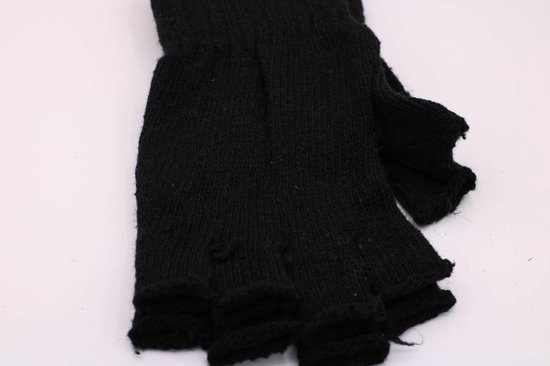 Accessoires Handschoenen & wanten Verkleden Afneembare kanten manchet wit en zwart one size fits all Handschoenen 