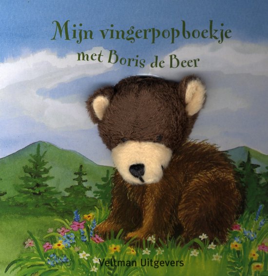 Cover van het boek 'Mijn vingerpopboekje met Boris de Beer'