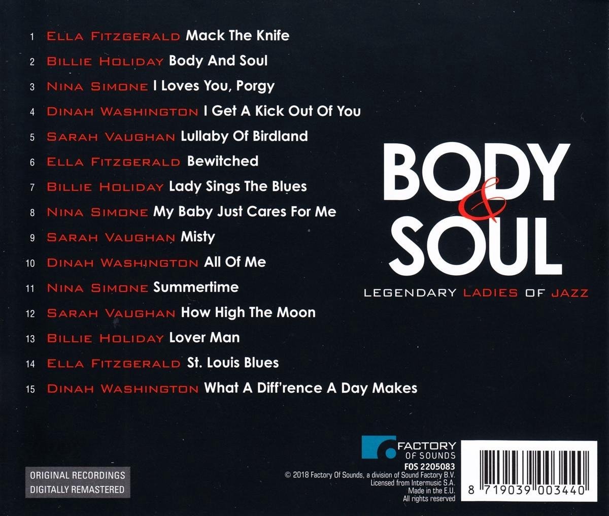 Body And Soul, Various CD (album) Muziek