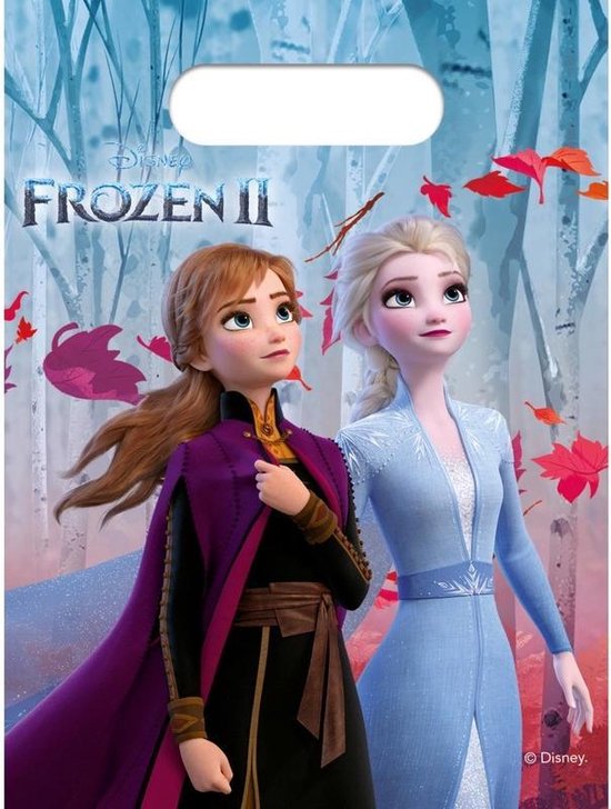 Hedendaags bol.com | 12x Disney Frozen 2 thema uitdeelzakjes - Kinderfeestje QP-91