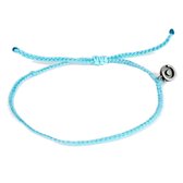 Chibuntu® - Licht Blauwe Armband Heren - Original armbanden collectie - Mannen - Armband (sieraad) - One-size-fits-all