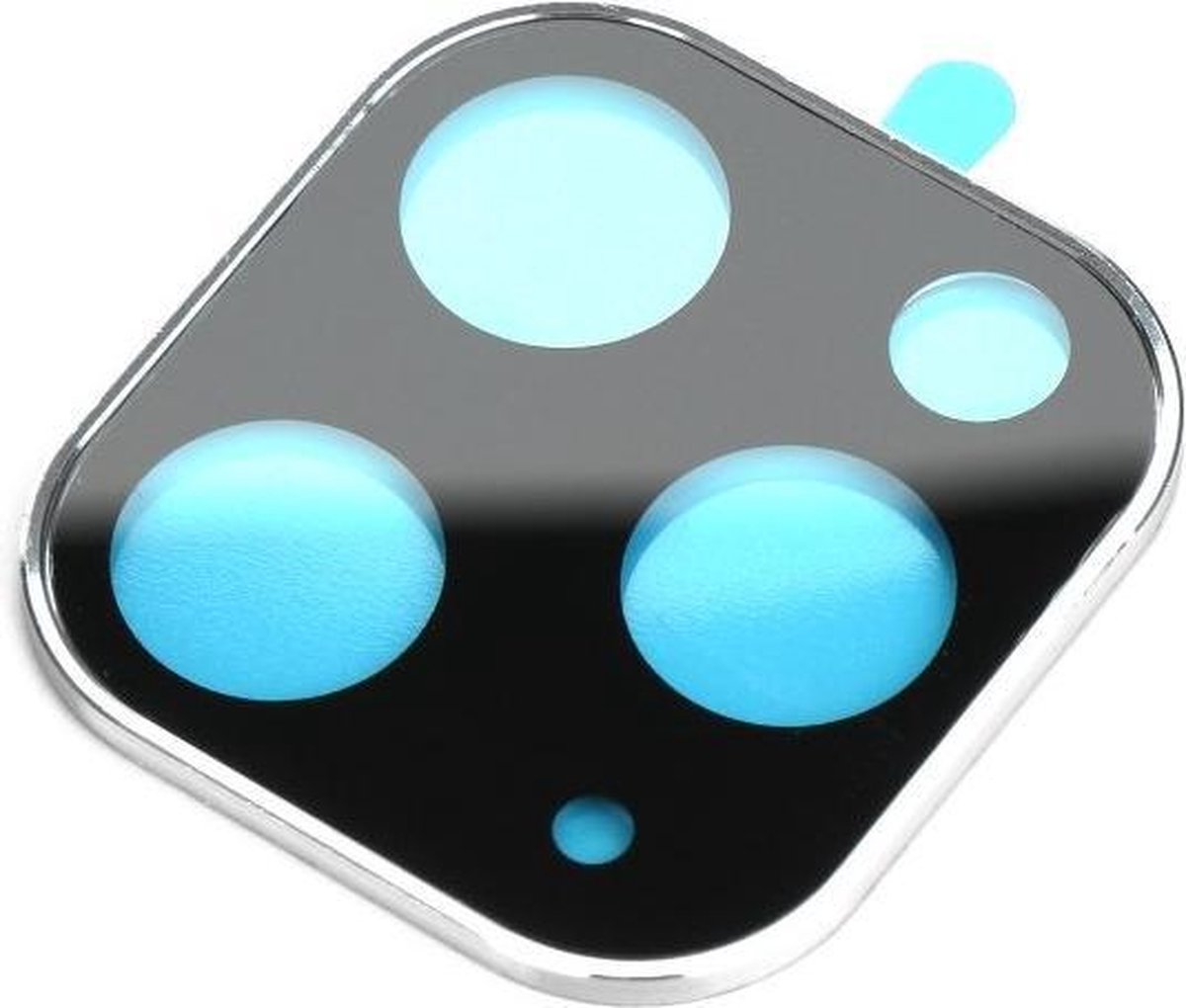 Camera lens beschermer iPhone 11 Pro / 11 Pro Max - zilver frame