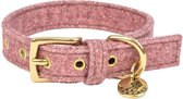 Fantail Halsband Støv Roze - Hondenhalsband - 30 cm