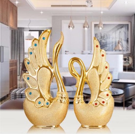 N3 Collecties Nieuwe keramische zwanen decoratieve geschenken