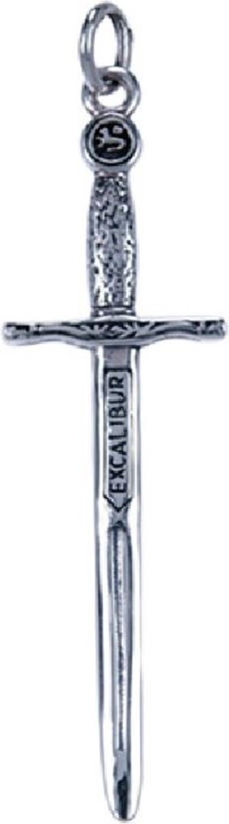 Zilveren zwaard Excalibur hanger