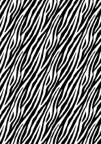 Cadeaupapier Zebra Zwart Wit inpakpapier- Breedte 70 cm - 250m lang