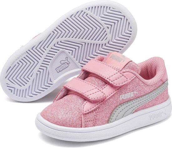 Puma Sneakers - Maat 26 - Meisjes - roze/grijs | bol.com