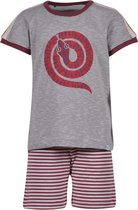 Woody pyjama jongens/heren - grijs-wit - 201-2-QPF-S/910 - maat 116