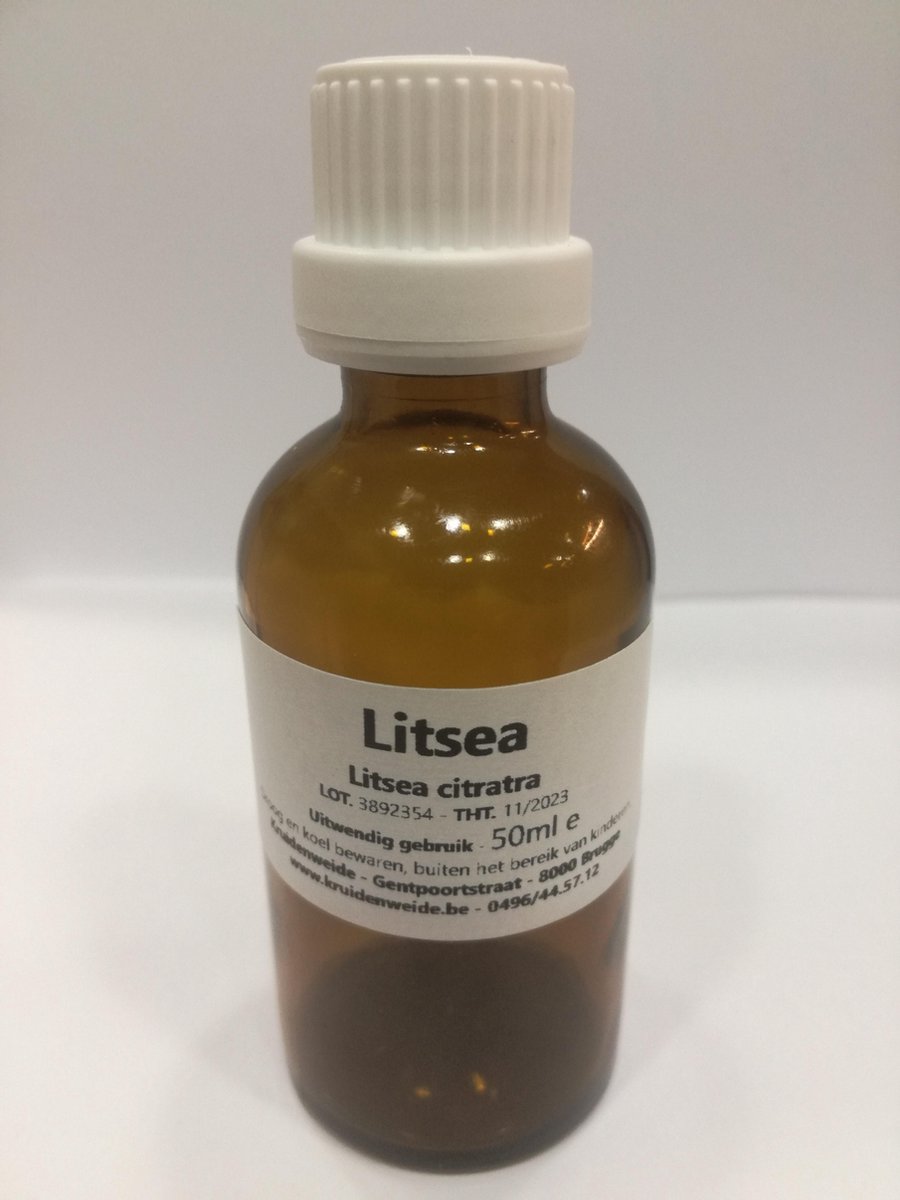 Goedkoopste Kruidenweide Litsea olie 100 - 50 ml - Etherische olie