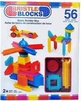 Bristle Blocks box met 56 stuks- Constructie speelgoed- Bouw speelgoed