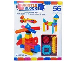 Bristle Blocks box met 56 stuks- Constructie speelgoed- Bouw speelgoed
