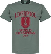 Liverpool World Club Champions 2019 T-shirt - Grijs - S