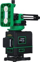 SNDWAY Bouwlaser 3 x 360° 3D Level Groen Lijnen Kruislijnlaser - H - D363G