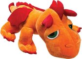 SUKI Grote knuffel draak Oranje rood - 90 cm