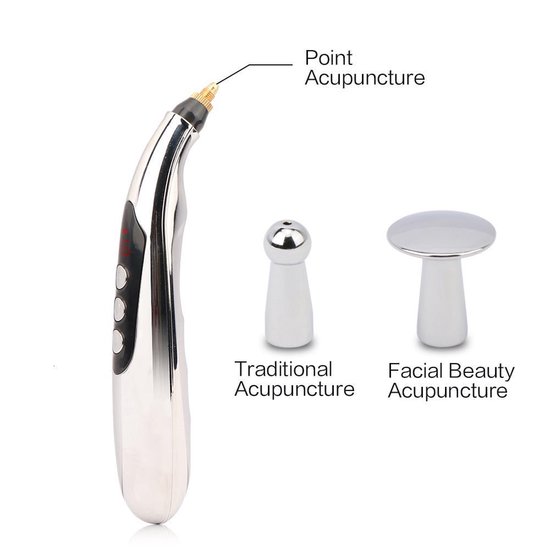 Oplaadbare Acupunctuur Pen Elektrische Meridianen Lasermassage Therapie...  | bol.com