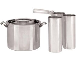 Kaarsen maken Alu smeltpan set voor was