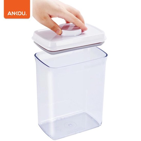 Termichy melkpoederdispenser, 250 g, luchtdichte draagbare melkpoedercontainer voor op reis, met schraper en lepel (blauw, 1 stuk