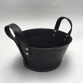 Rubberen Mand Zwart H&S Ø 29 cm | Hoogte 15 cm