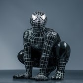 Beeld Spiderman - Marvel - Zwart - Spiderman Slaapkamer - Decoratie - Woondecoratie