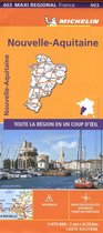 Aquitaine, Limousin and Poitou-Charentes , France - Michelin Maxi Regional Map 603