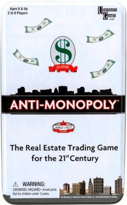 Anti-monopoly Spel, het vastgoed spel