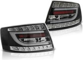 Achterlichten AUDI A6 C6 SEDAN 04 04-08 ZWART LED 6PIN