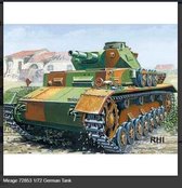 Bouwpakket Mirage-Hobby Mirage 72853 1/72 German Tank Pz.Kpfw.IV C