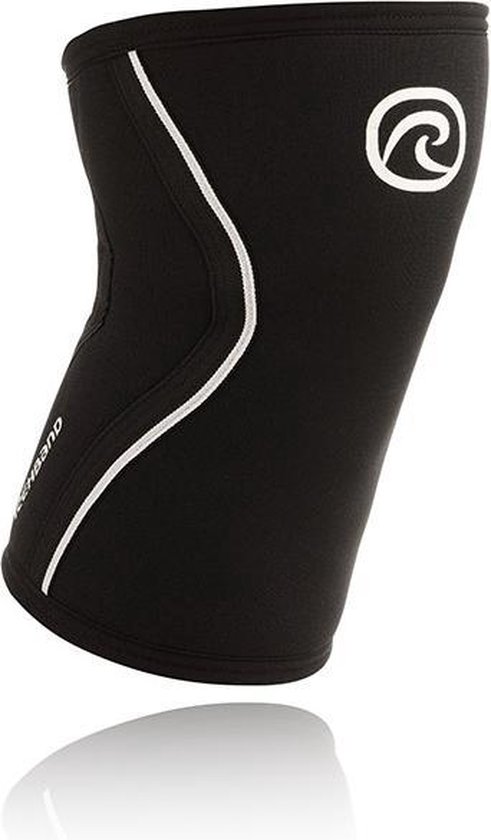 Rehband Knee Sleeve RX Black 5 mm-Maat M: 35 - 37 cm