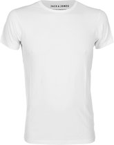 Jack & Jones Basic O-Neck Sportshirt - Maat XL  - Mannen - wit