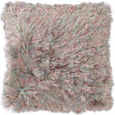ERNO - Kussenhoes fluffy groen 45x45 cm