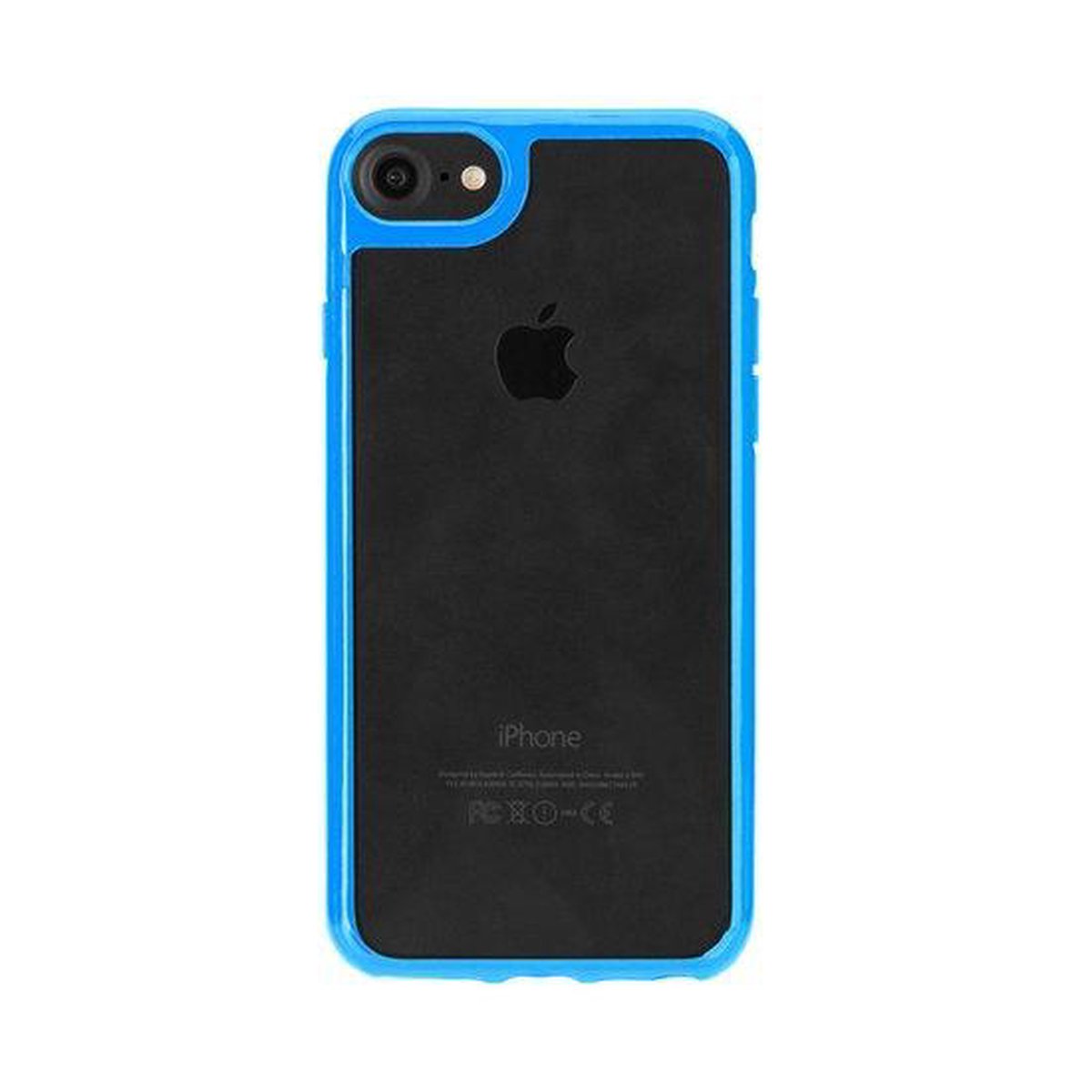 FLAVR Odet bumper hoesje geschikt voor iPhone 6 6s - Blauw Transparant