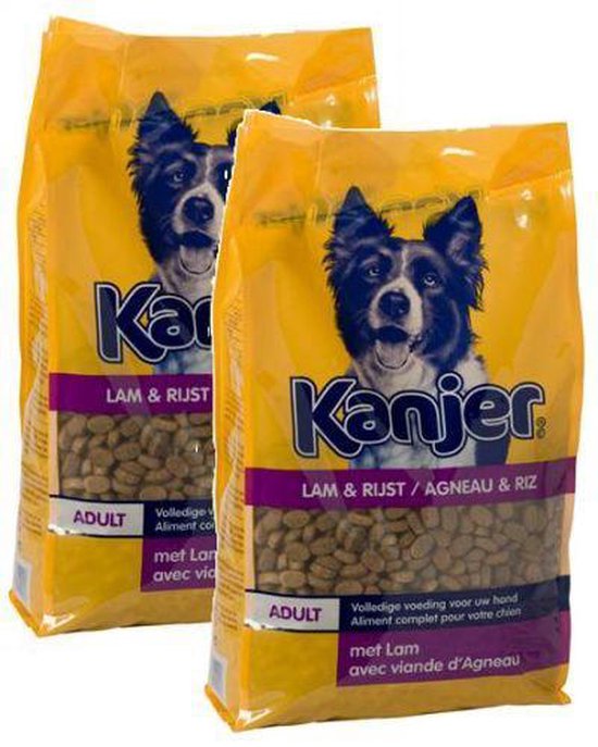 Kanjer Hond Brokken - Lam&Rijst - Hondenvoer - 2 x 15 kg