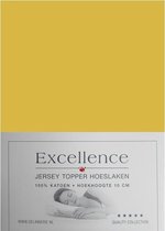 Excellence Jersey Topper Hoeslaken - Eenpersoons - 80/90x200/210 cm - Bamboo