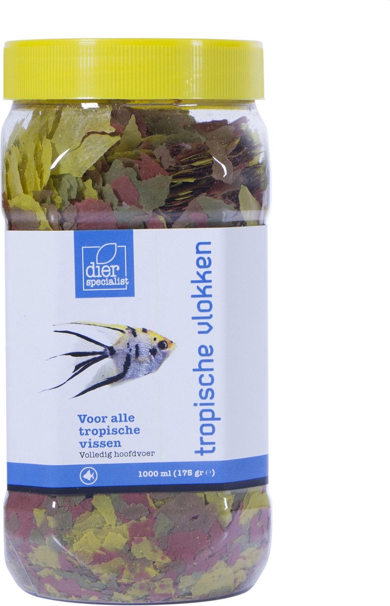 Dierspecialist vissenvoer tropische vlokken - 1 liter