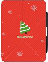 Mtrans Magic Multi-Angle Hoesje PU+PC Smart Cover voor Apple iPad Pro 12.9 inch (2018) & (Pencil 2018) - Rood