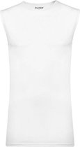 Slater 1700 - Stretch mouwloos T-shirt ronde hals wit XXL 95% organisch katoen 5% elastan
