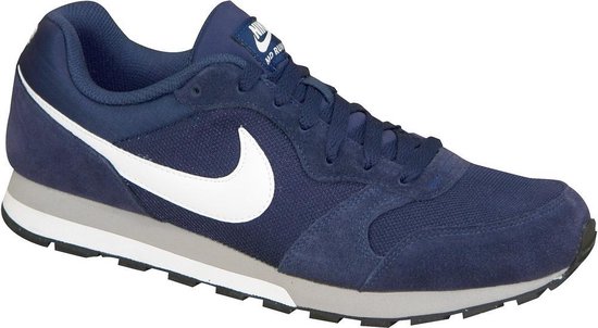 Nike Md Runner 2 Heren Sneakers - Midnight Navy/White-Wolf Grey - Maat 8.5  | bol.com