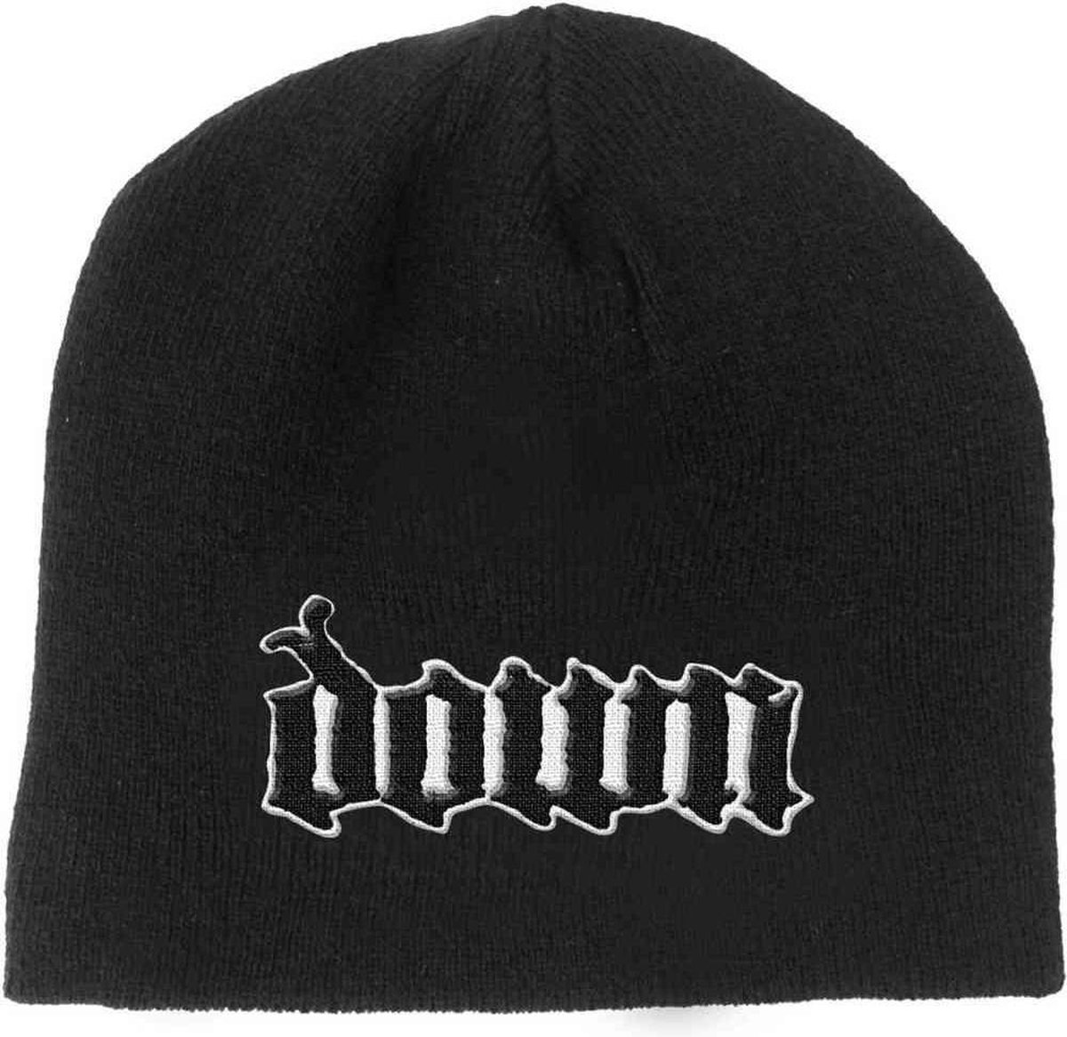 Down - Logo Beanie Muts - Zwart
