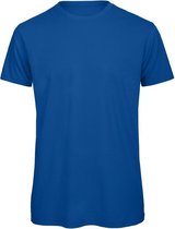 Senvi 5 pack T-Shirt -100% biologisch katoen - Kleur: Royal Blauw - S