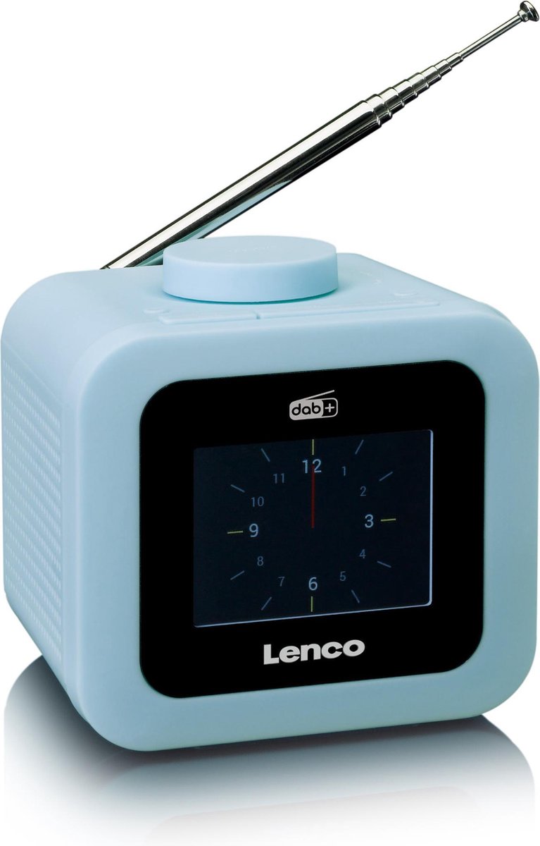 Lenco CR-620BU - Wekkerradio met DAB - Alarmfunctie - Blauw | bol