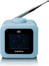 Lenco CR-620BU - Wekkerradio met DAB - Alarmfunctie - Blauw